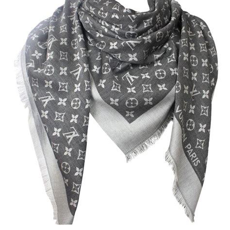 real lv scarf|louis vuitton scarf women's black.